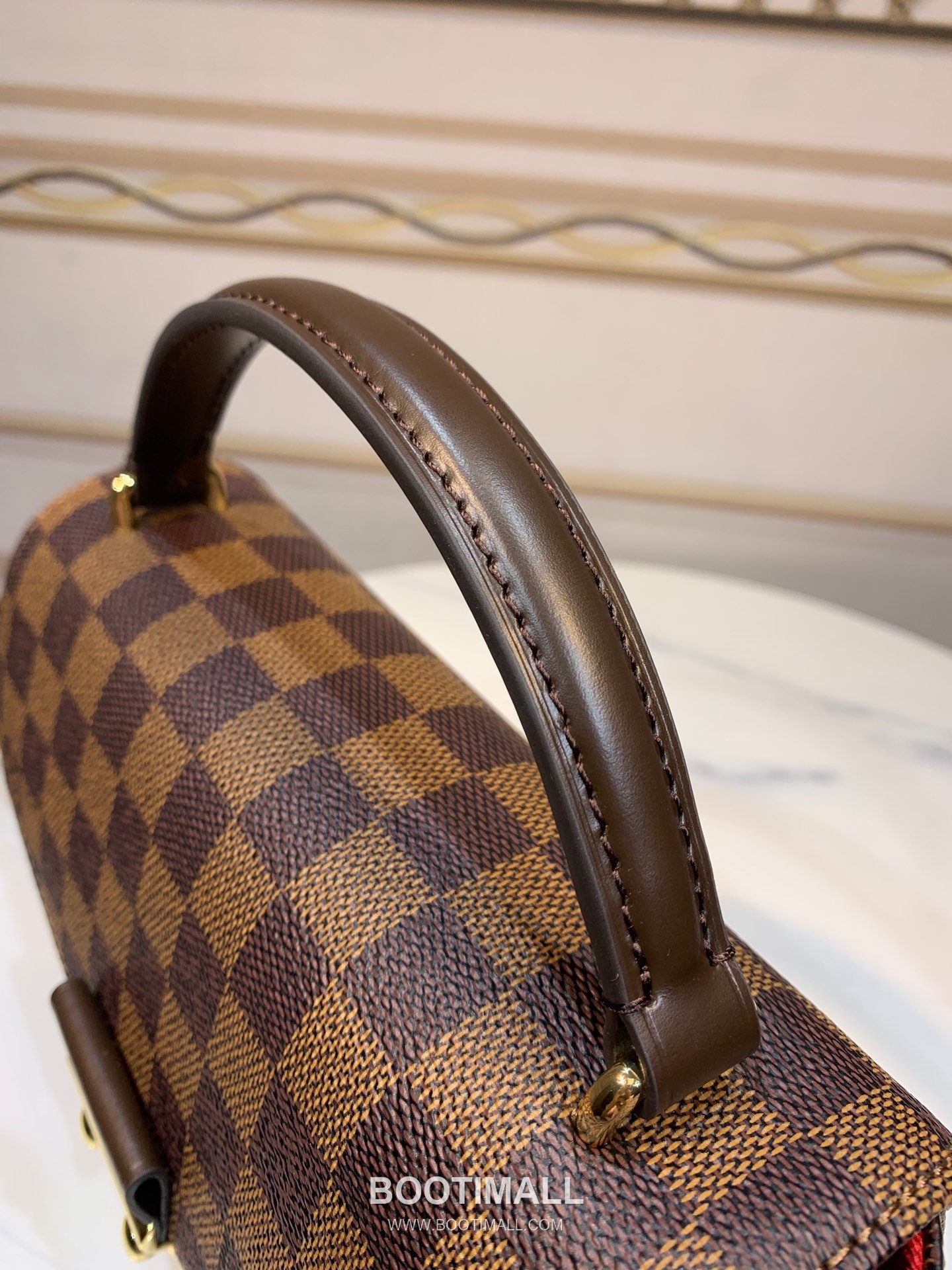 Louis Vuitton Croisette Damier Ebene Coated Canvas Crossbody Bag with Tassel Detail 루이비통 크루아제트 다미에 에벤 코팅 캔버스 태슬 크로스 숄더백 N53000 23cm 6