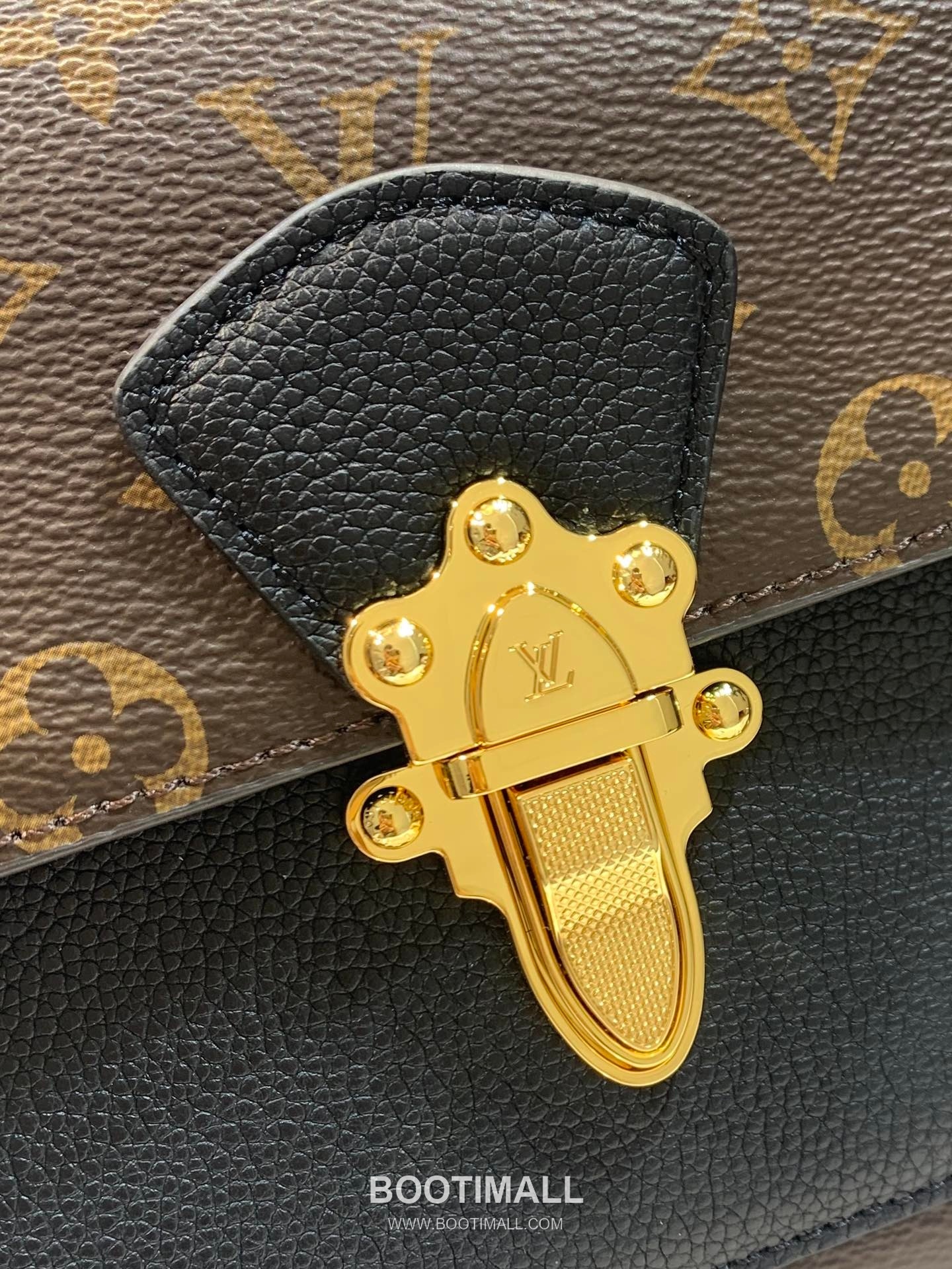 Louis Vuitton Monogram Canvas Calfskin Leather Shoulder Tote Bag with Strap Detail 루이비통 모노그램 캔버스 카프스킨 브라운 토트 숄더백 M41730 27cm 5