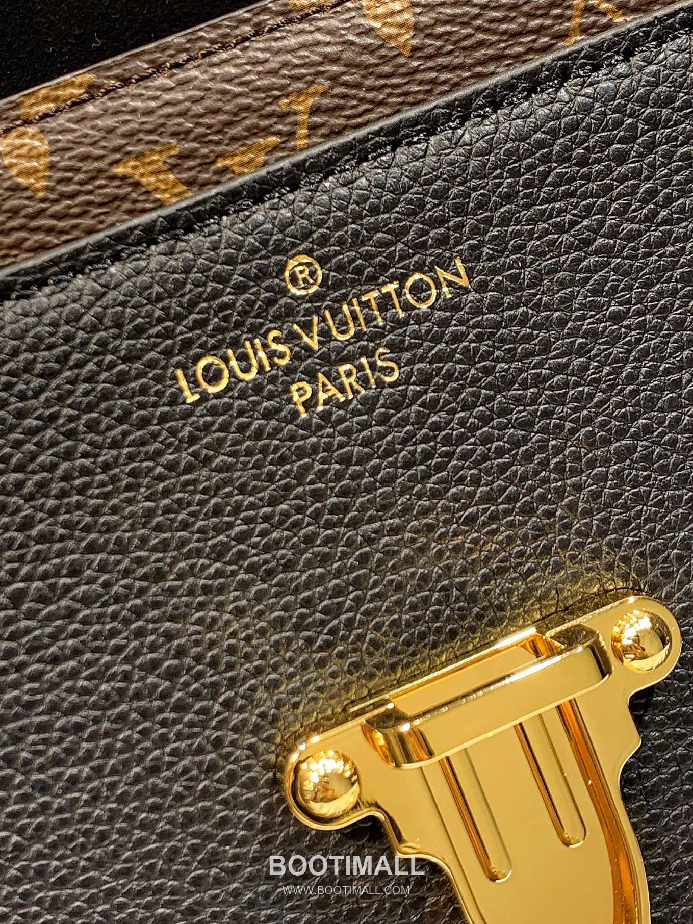 Louis Vuitton Monogram Canvas Calfskin Leather Shoulder Tote Bag with Strap Detail 루이비통 모노그램 캔버스 카프스킨 브라운 토트 숄더백 M41730 27cm 7