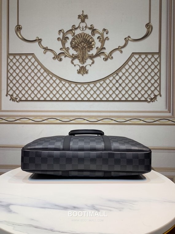 Louis Vuitton Porte Documents Voyage Monogram Macassar Canvas Briefcase with Zip Detail 루이비통 포르트 도큐먼트 보야주 모노그램 마카사르 캔버스 지퍼 브리프케이스 N41478 37cm 3