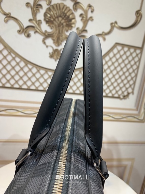 Louis Vuitton Porte Documents Voyage Monogram Macassar Canvas Briefcase with Zip Detail 루이비통 포르트 도큐먼트 보야주 모노그램 마카사르 캔버스 지퍼 브리프케이스 N41478 37cm 5