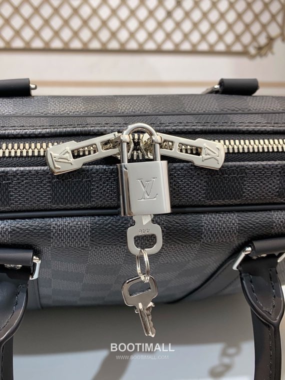 Louis Vuitton Porte Documents Voyage Monogram Macassar Canvas Briefcase with Zip Detail 루이비통 포르트 도큐먼트 보야주 모노그램 마카사르 캔버스 지퍼 브리프케이스 N41478 37cm 6
