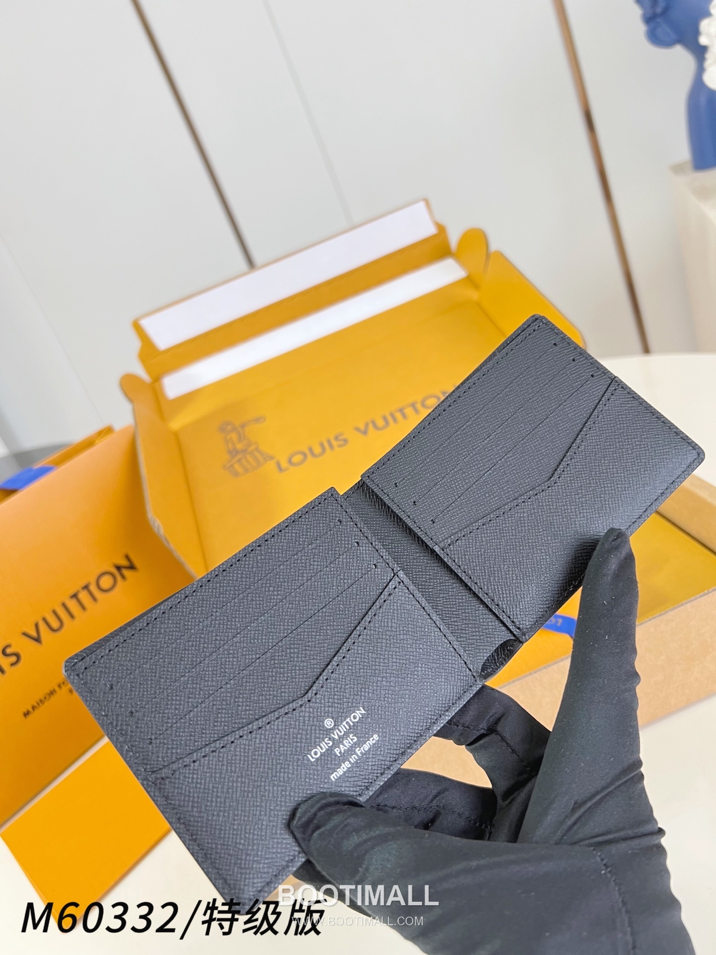 Louis Vuitton Multiple Wallet Epi XL Calfskin Leather Wallet with Card Slot Detail 루이비통 멀티플 월렛 에피 XL 카프스킨 카드슬롯 반지갑 M60332 11.5cm 6