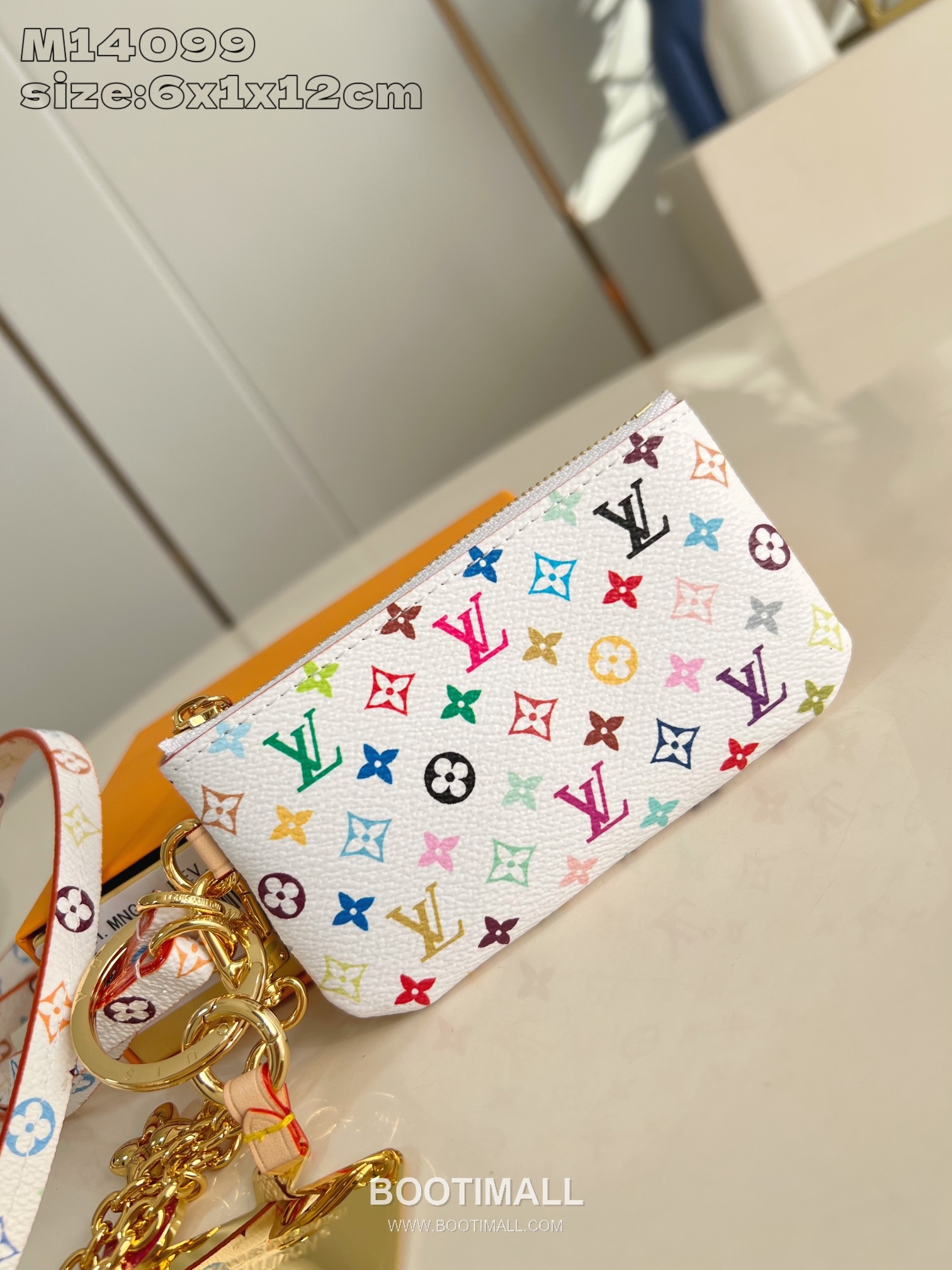 Louis Vuitton Phone Case Monogram Coated Canvas Pouch Wallet with Zip Detail 루이비통 폰 케이스 모노그램 코팅 캔버스 지퍼 파우치 지갑 M14099 12cm 3