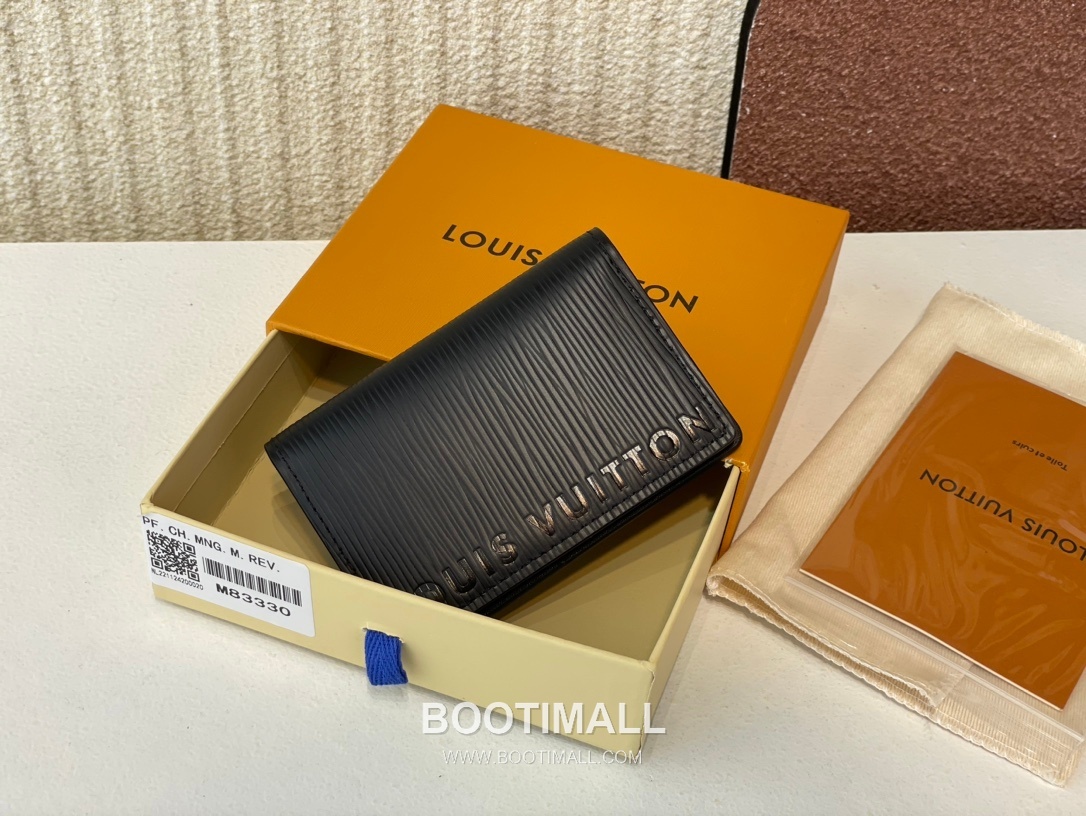 Louis Vuitton Pocket Organizer Epi XL Calfskin Leather Card Holder Wallet with Embossed Detail 루이비통 포켓 오거나이저 에피 XL 카프스킨 엠보싱 카드지갑 M83330 11.1cm 1