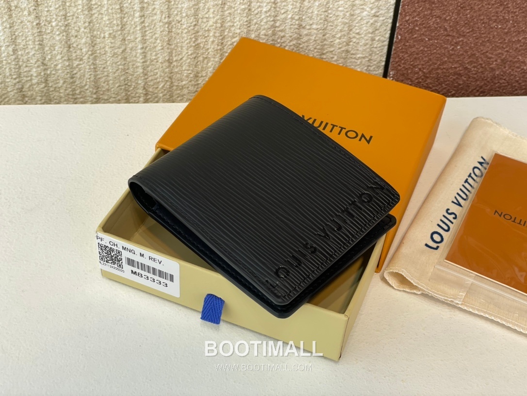 Louis Vuitton Multiple Wallet Epi XL Calfskin Leather Wallet with Card Slot Detail 루이비통 멀티플 월렛 에피 XL 카프스킨 카드슬롯 반지갑 M83333 11.5cm 6