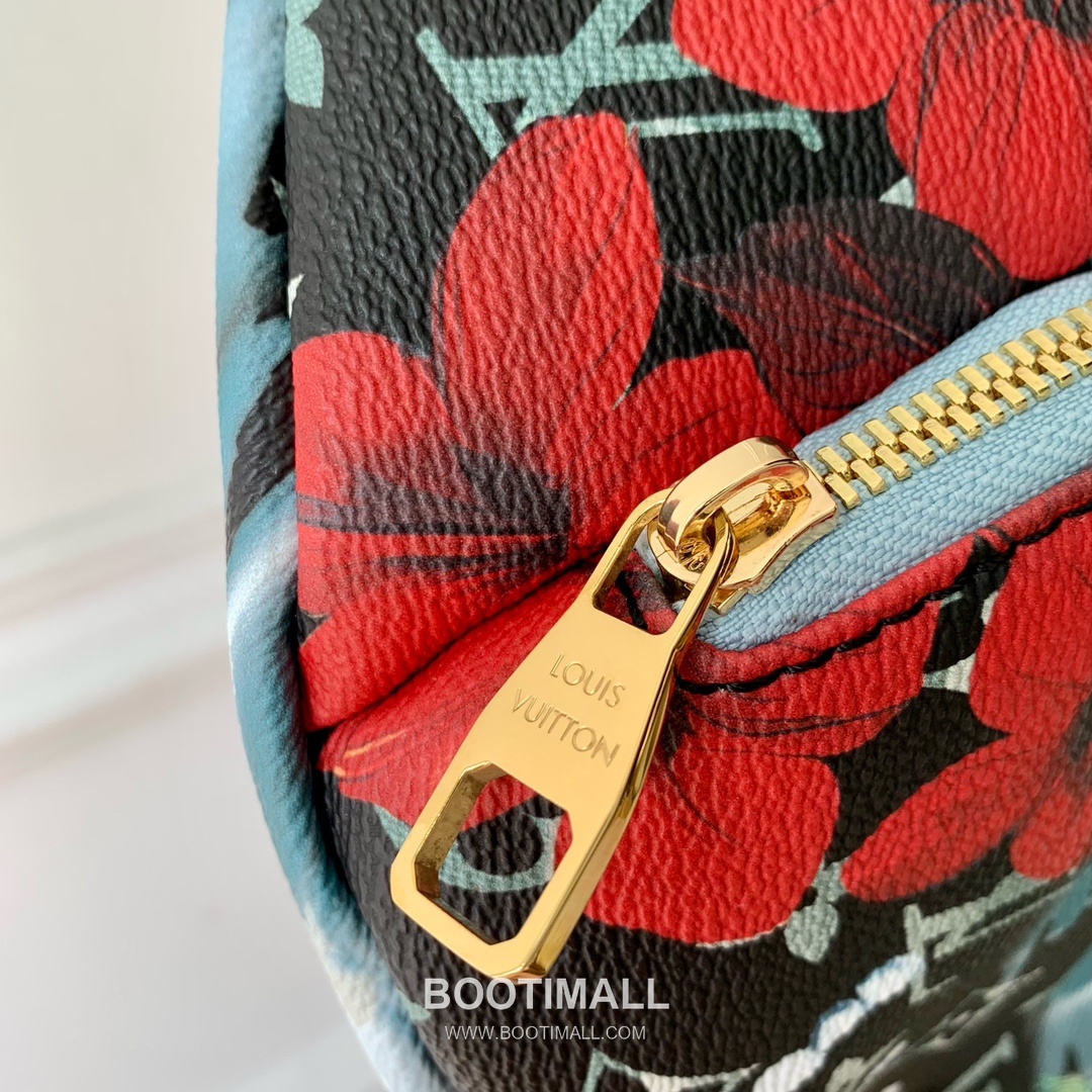 Louis Vuitton Rush Belt Bag Monogram Surfin Canvas Crossbody Bag with Front Zip Pocket Detail 루이비통 러시 벨트백 모노그램 서핀 캔버스 프론트지퍼 크로스백 M24992 30cm 6