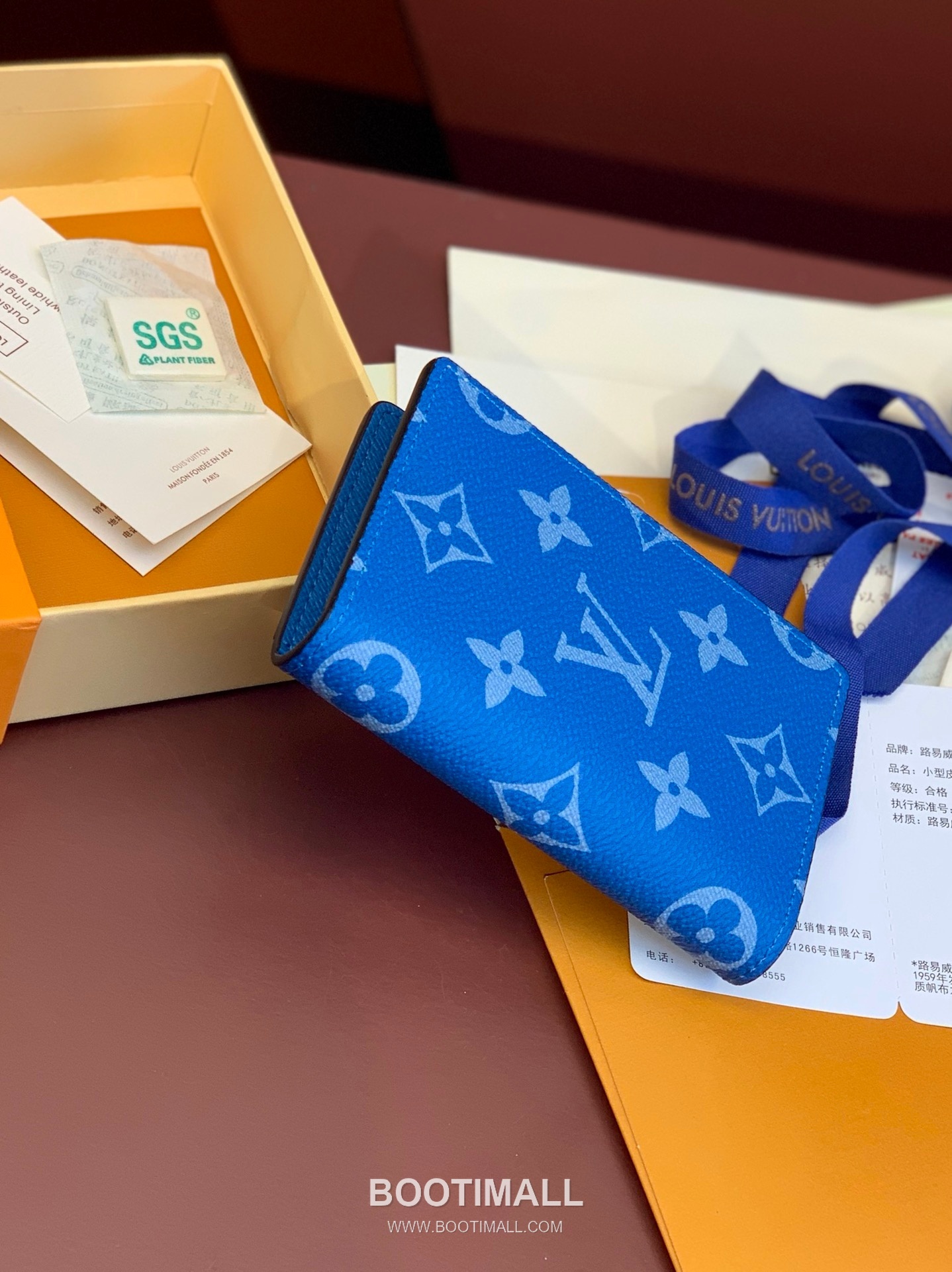 Louis Vuitton Pocket Organizer Taigarama Leather Monogram Eclipse Canvas Card Holder Wallet with Logo Detail 루이비통 포켓 오거나이저 타이가라마 레더 이클립스 캔버스 카드지갑 M83095 11cm 6