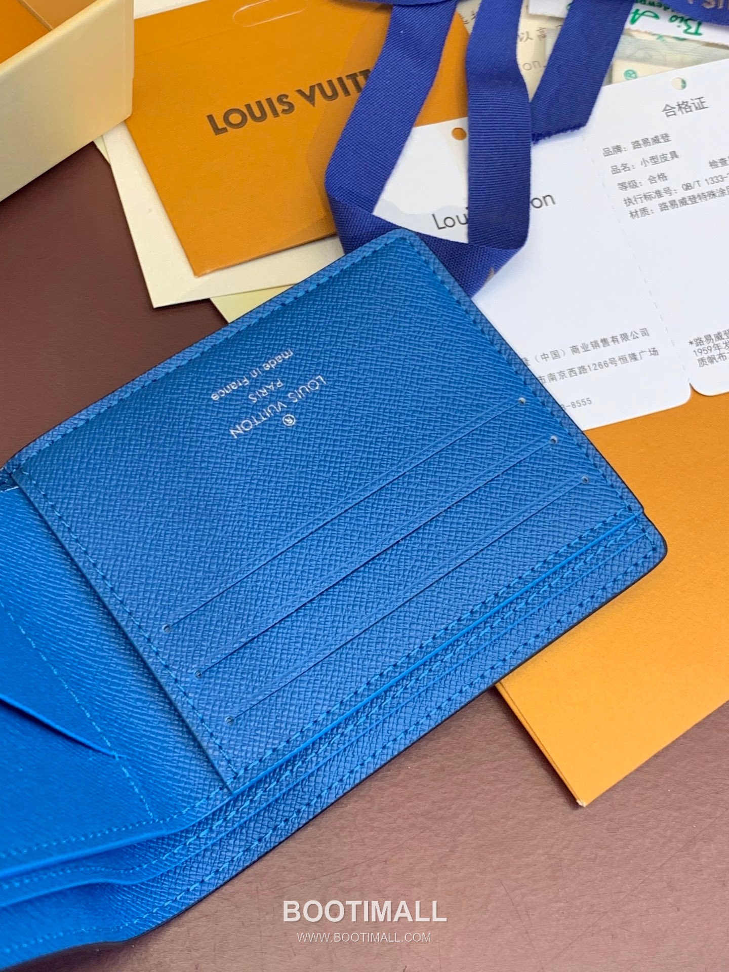 Louis Vuitton Multiple Wallet Taigarama Leather Monogram Eclipse Canvas Wallet with Card Slot Detail 루이비통 멀티플 월렛 타이가라마 레더 이클립스 캔버스 카드슬롯 반지갑 M30995 11.5cm 6