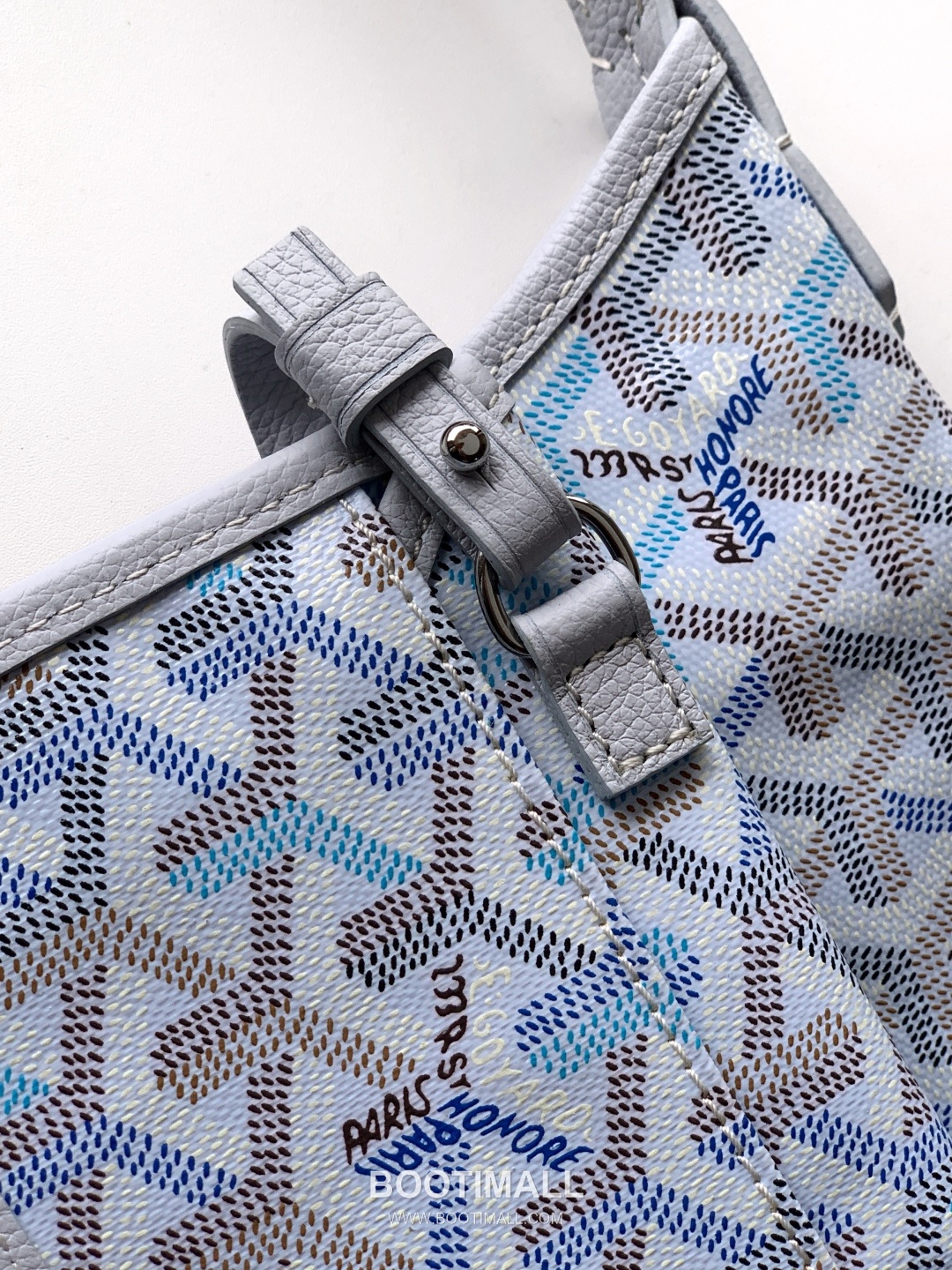 Goyard Bohème Mini Hobo Goyardine Canvas Leather Trim Shoulder Bag with Zip Pouch Detail 고야드 보헴 미니 고야딘 캔버스 그린 숄더백 S5505 25cm 6