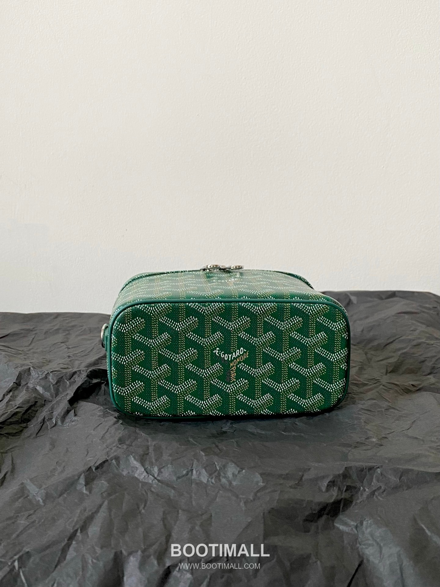 Goyard Muse Mini Goyardine Canvas Leather Trim Box Crossbody Bag with Top Handle Detail 고야드 뮤즈 미니 고야딘 캔버스 블랙 크로스 탑핸들 박스백 2047m 16cm 4