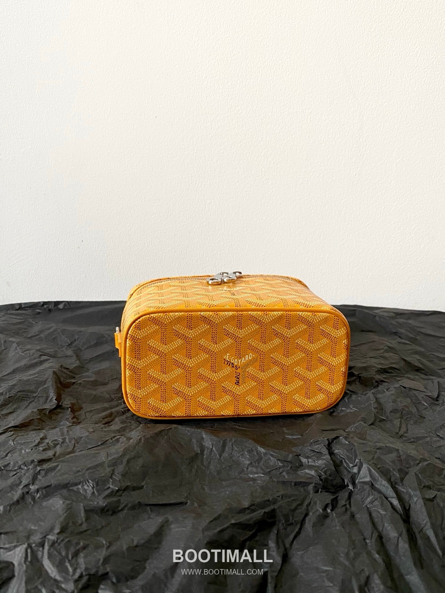 Goyard Muse Mini Goyardine Canvas Leather Trim Box Crossbody Bag with Top Handle Detail 고야드 뮤즈 미니 고야딘 캔버스 블랙 크로스 탑핸들 박스백 2047m 16cm 4