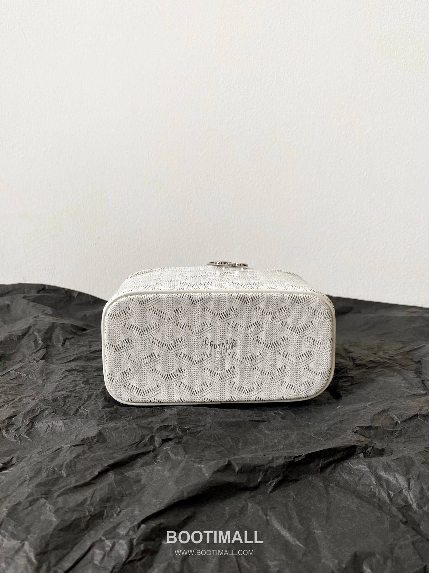 Goyard Muse Mini Goyardine Canvas Leather Trim Box Crossbody Bag with Top Handle Detail 고야드 뮤즈 미니 고야딘 캔버스 블랙 크로스 탑핸들 박스백 2047m 16cm 4