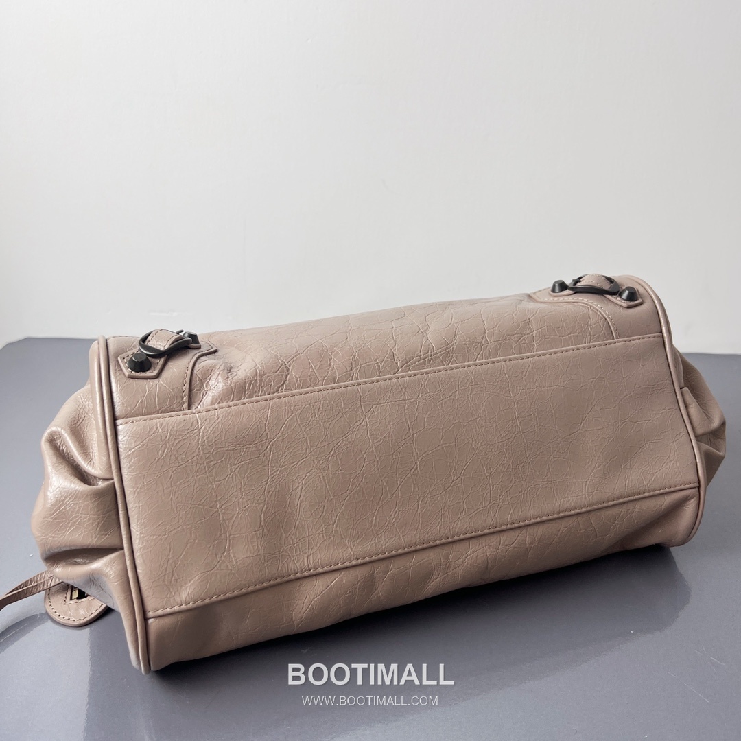 Balenciaga Le City East West Lambskin Leather Shoulder Top Handle Bag 발렌시아가 르 시티 이스트웨스트 램스킨 베이지 숄더 탑핸들백 8820 39.8cm 6