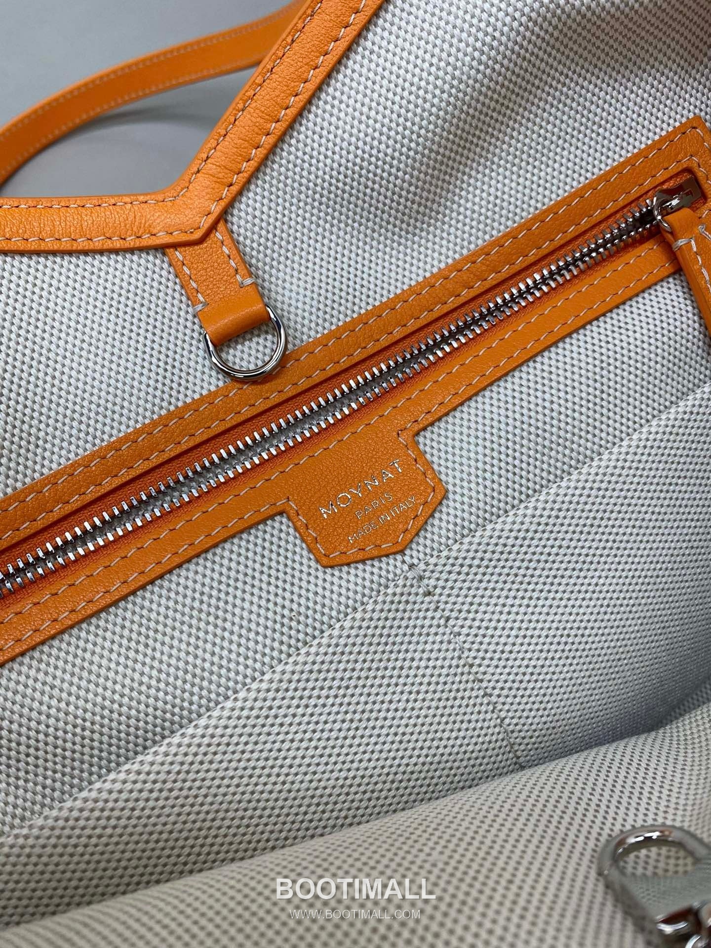 Moynat M Canvas Tote Canvas Leather Trim Tote Bag 모이나 M 캔버스 그레이 토트백 C13001m 39cm 11