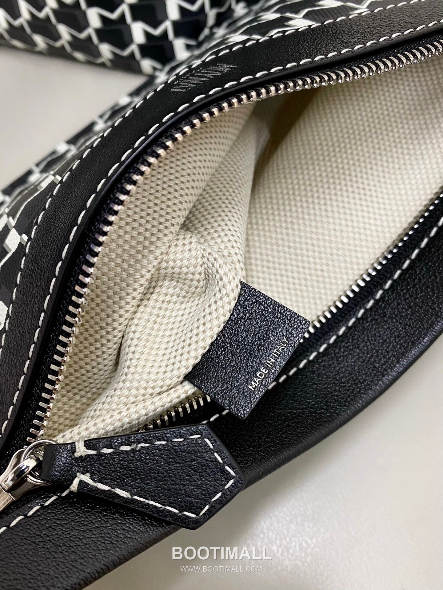 Moynat M Canvas Tote Canvas Leather Trim Tote Bag 모이나 M 캔버스 그레이 토트백 C13001m 39cm 11