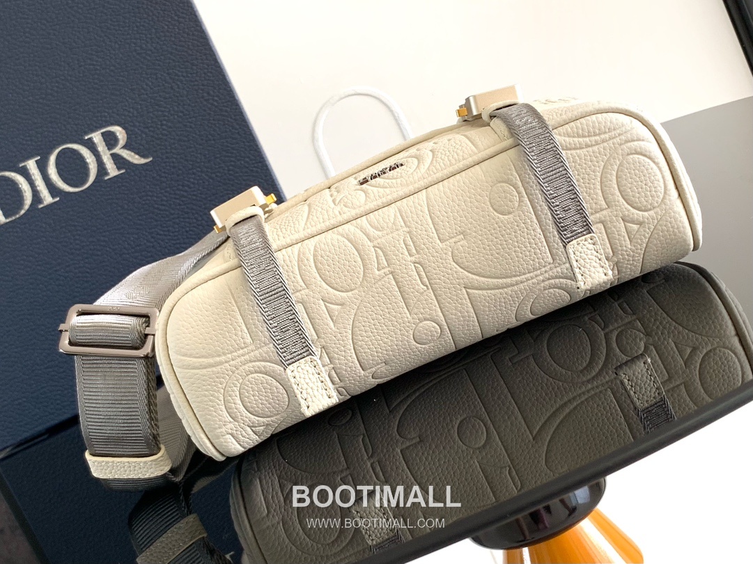 Dior Hit the Road Gravity Leather Messenger Crossbody Bag 디올 히트더로드 그래비티 레더 아이보리 크로스 메신저백 1ESPO333 24cm 4