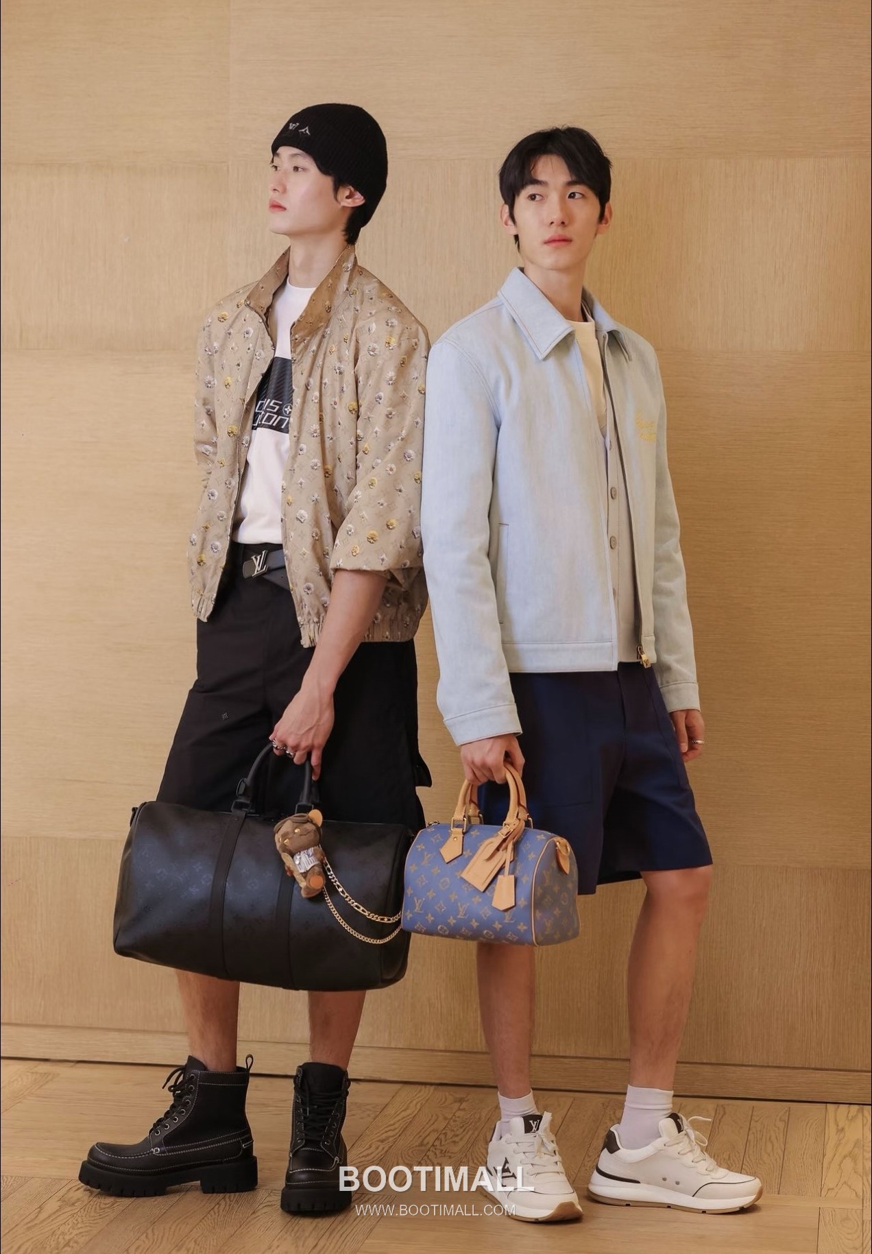 Louis Vuitton Speedy P9 Bandouliere Calfskin Leather Embroidery Top Handle Bag 루이비통 스피디 P9 반둘리에 카프스킨 블루 자수 탑핸들 크로스백 M28080 25cm 22