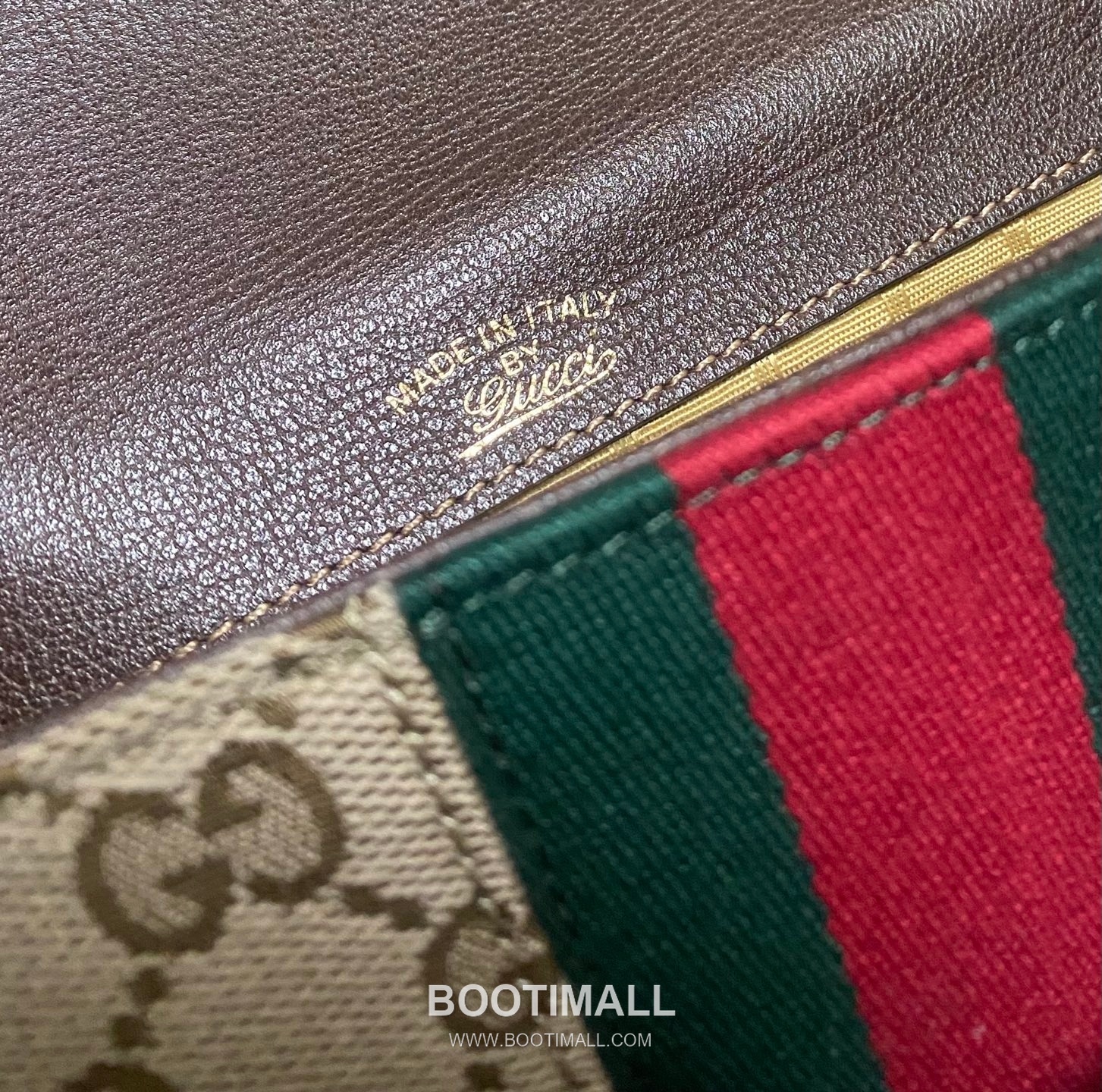 Gucci Horsebit 1955 GG Canvas Leather Trim Saddle Crossbody Bag 구찌 홀스빗 1955 GG 캔버스 베이지 크로스 새들백 866762 21cm 19