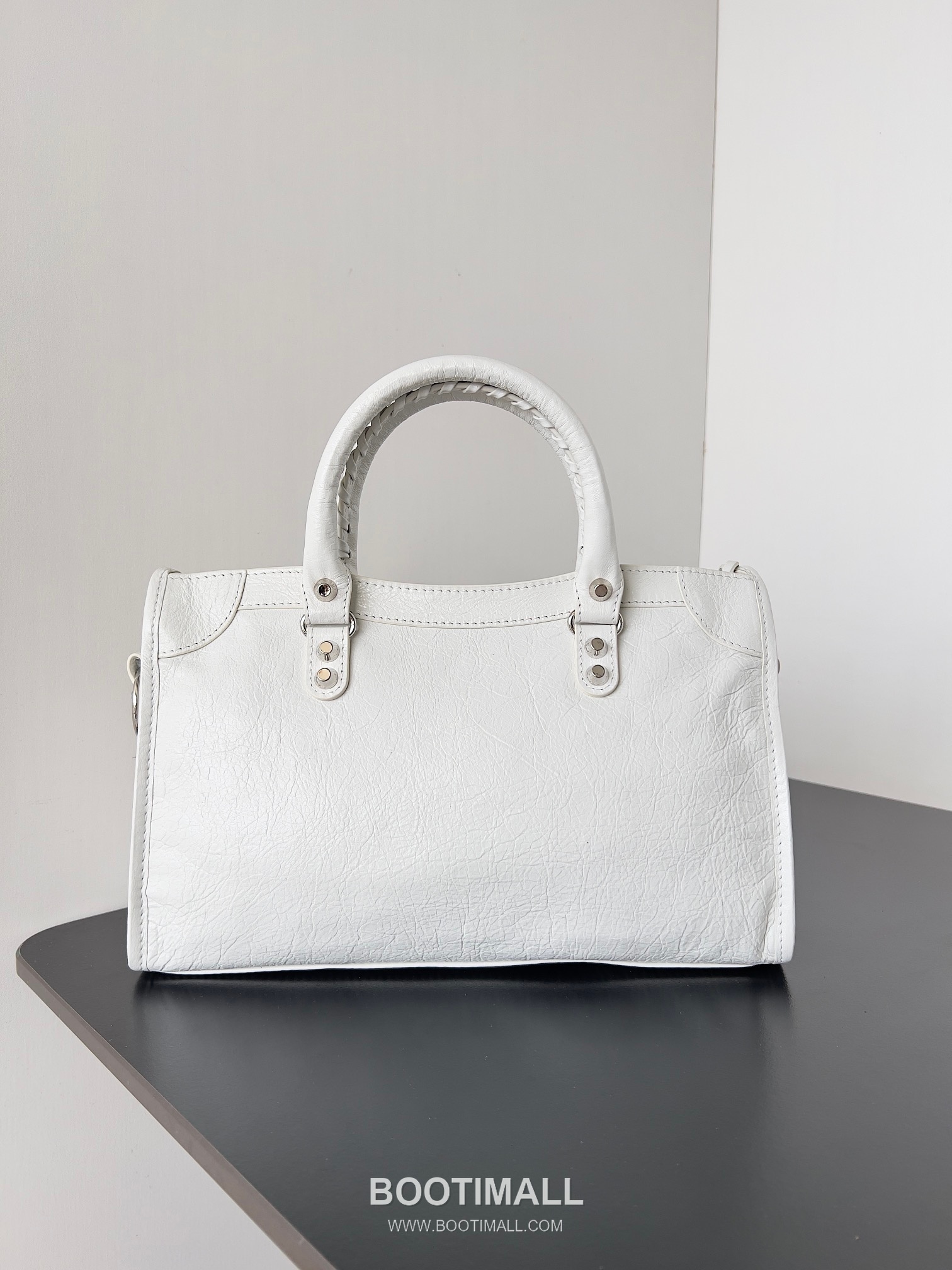 Balenciaga Le City Lambskin Leather Shoulder Crossbody Bag 발렌시아가 르 시티 램스킨 블랙 숄더 크로스백 29.9cm 8