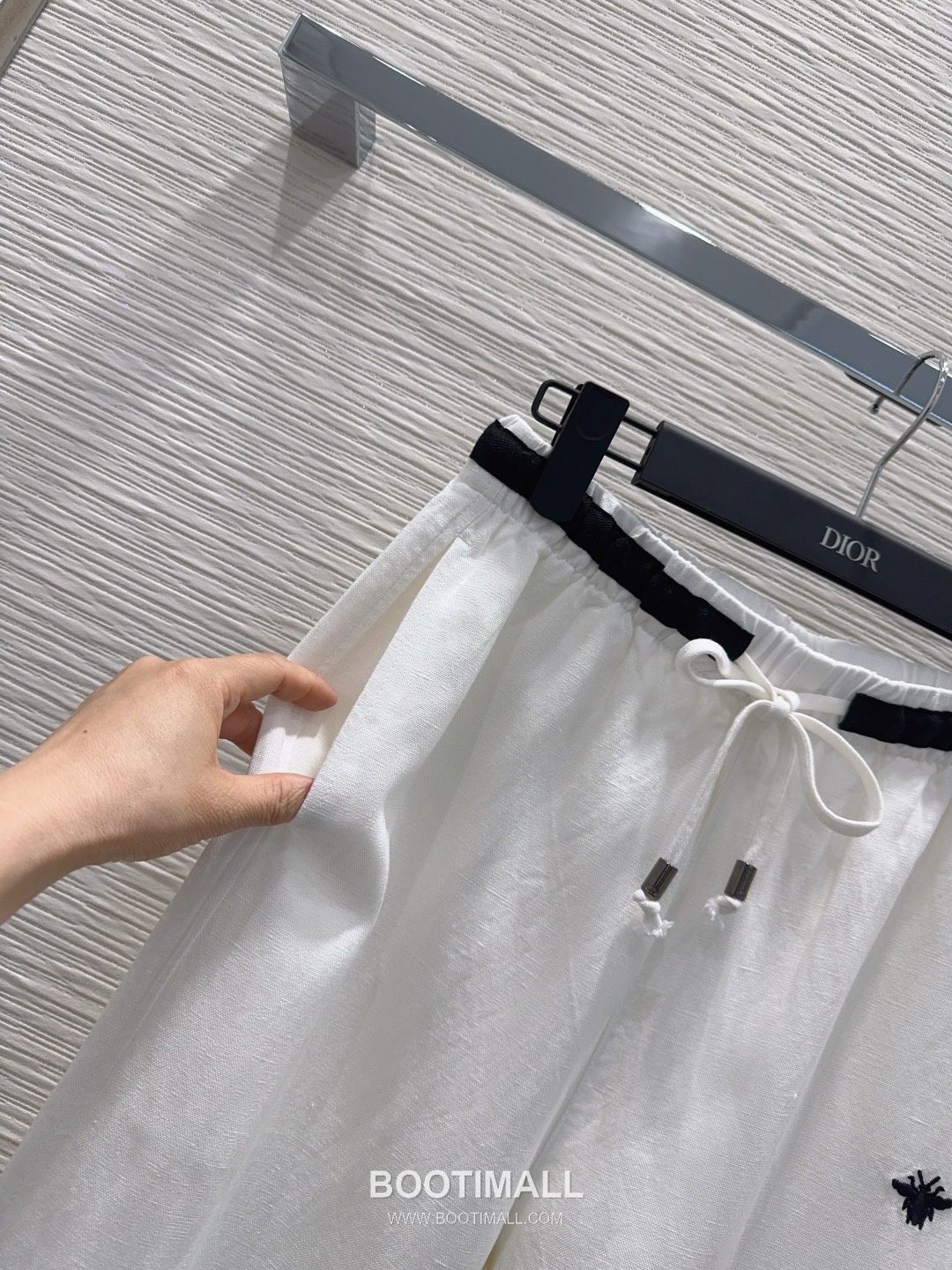 Dior SS26 Linen Straight Fit Pants 디올 SS26 린넨 스트레이트핏 블랙 팬츠 12