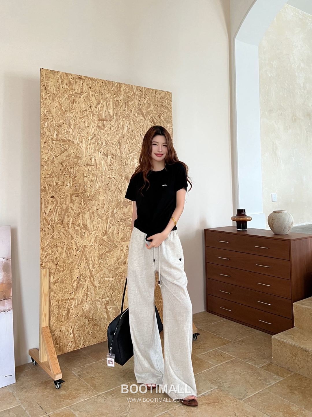 Dior SS26 Linen Straight Fit Pants 디올 SS26 린넨 스트레이트핏 블랙 팬츠 1