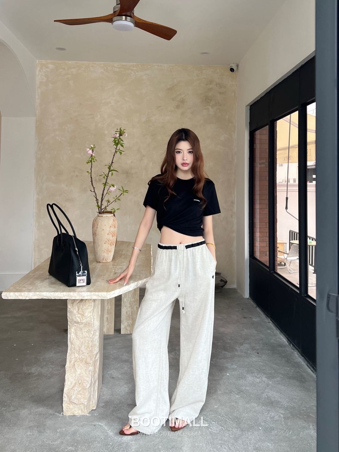 Dior SS26 Linen Straight Fit Pants 디올 SS26 린넨 스트레이트핏 블랙 팬츠 6