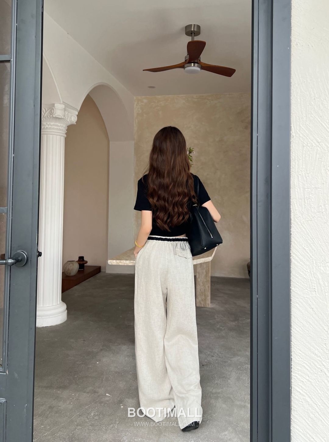 Dior SS26 Linen Straight Fit Pants 디올 SS26 린넨 스트레이트핏 블랙 팬츠 7