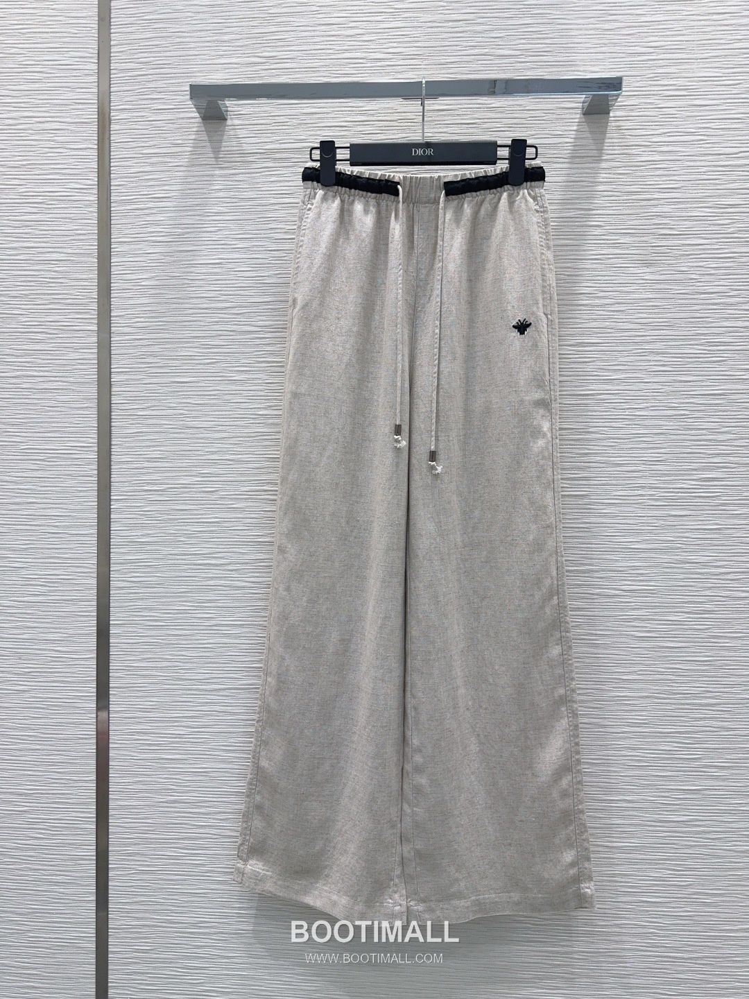 Dior SS26 Linen Straight Fit Pants 디올 SS26 린넨 스트레이트핏 블랙 팬츠 10