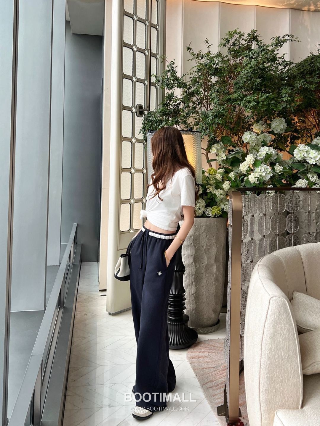 Dior SS26 Linen Straight Fit Pants 디올 SS26 린넨 스트레이트핏 블랙 팬츠 4