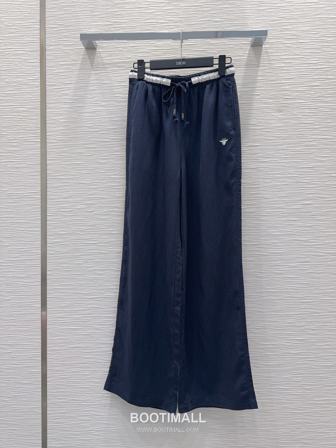 Dior SS26 Linen Straight Fit Pants 디올 SS26 린넨 스트레이트핏 블랙 팬츠 10