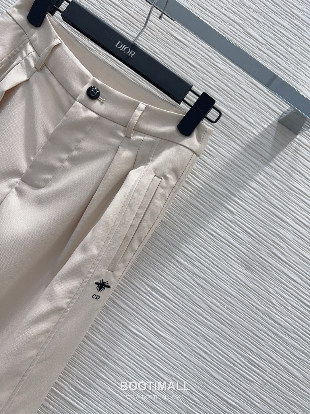 Dior SS26 Cotton Texture Straight Fit Pants 디올 SS26 코튼 텍스처 스트레이트핏 블랙 팬츠 11