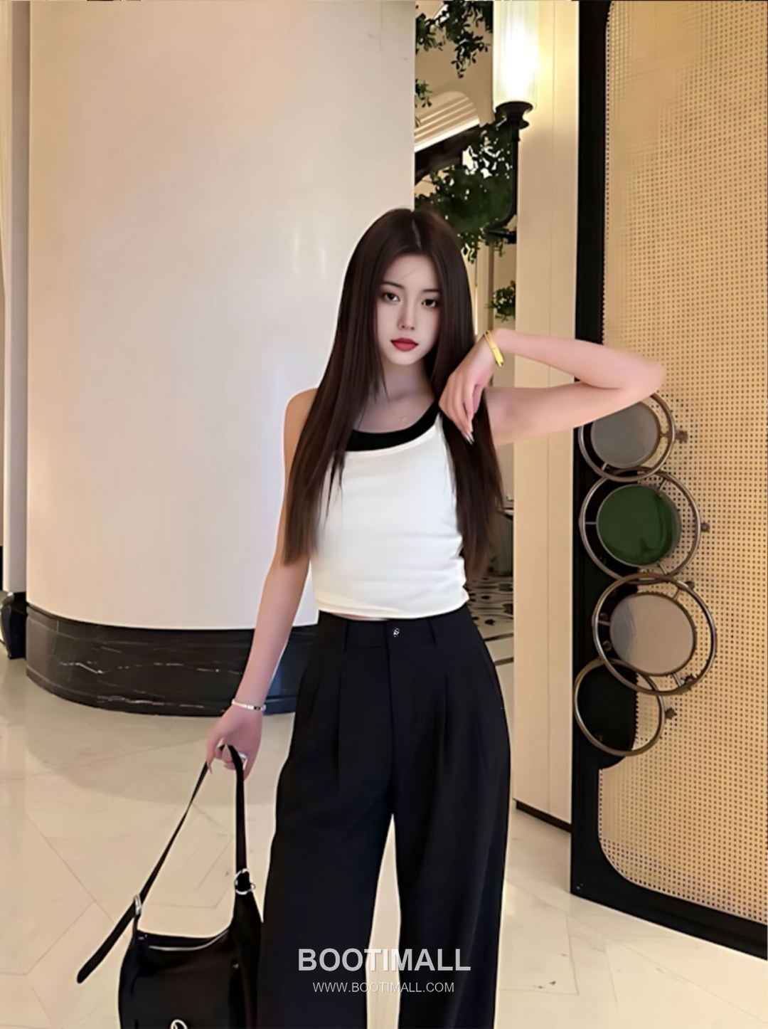 Dior SS26 Cotton Texture Straight Fit Pants 디올 SS26 코튼 텍스처 스트레이트핏 블랙 팬츠 5