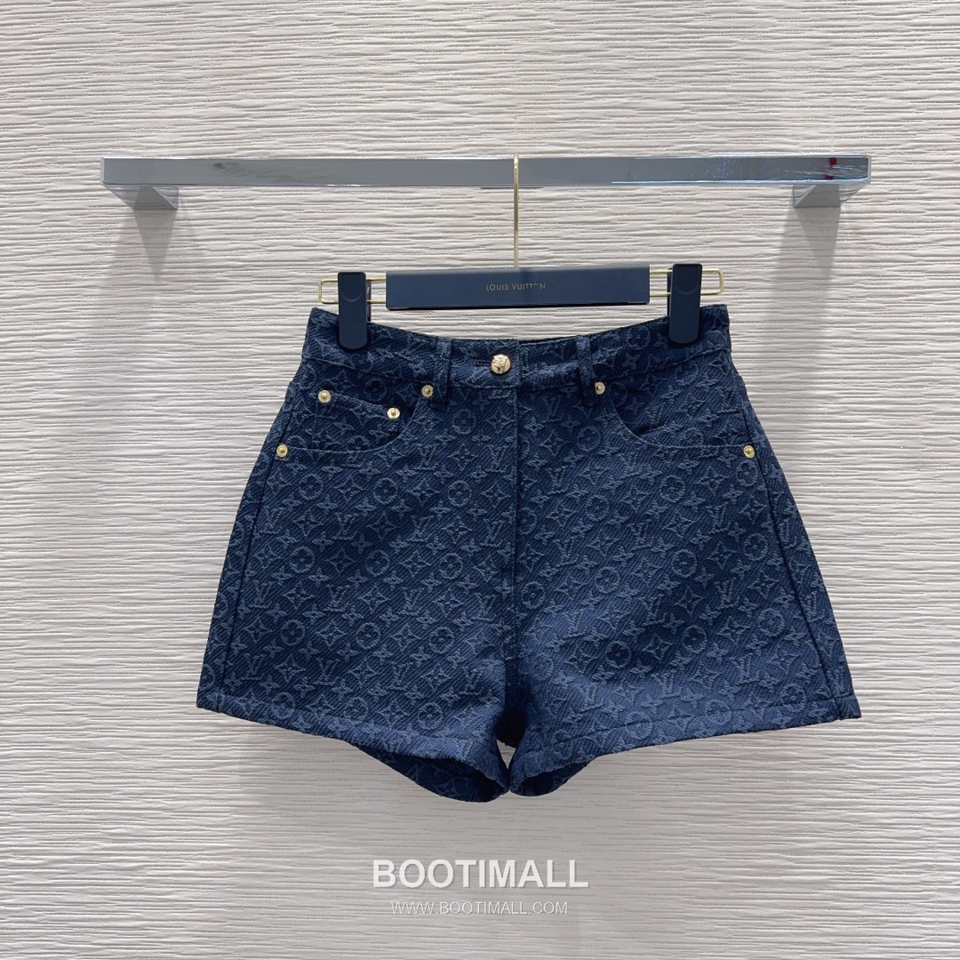 Louis Vuitton SS26 Monogram Jacquard Cotton Shorts 루이비통 SS26 모노그램 자카드 코튼 블랙 쇼츠 10