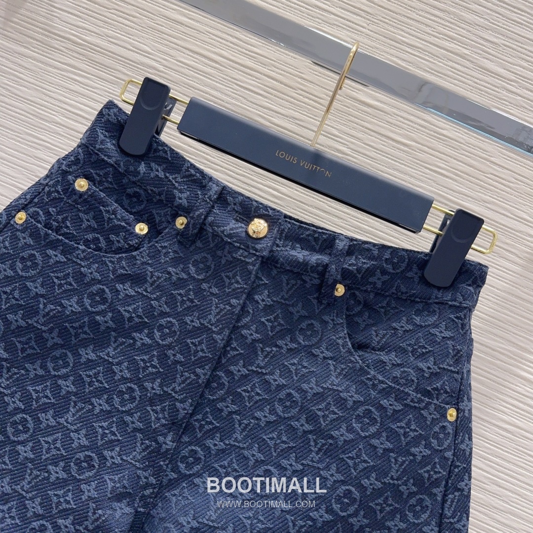 Louis Vuitton SS26 Monogram Jacquard Cotton Shorts 루이비통 SS26 모노그램 자카드 코튼 블랙 쇼츠 11