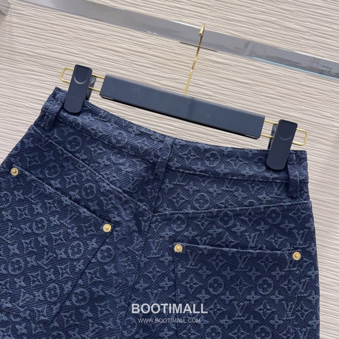 Louis Vuitton SS26 Monogram Jacquard Cotton Shorts 루이비통 SS26 모노그램 자카드 코튼 블랙 쇼츠 17