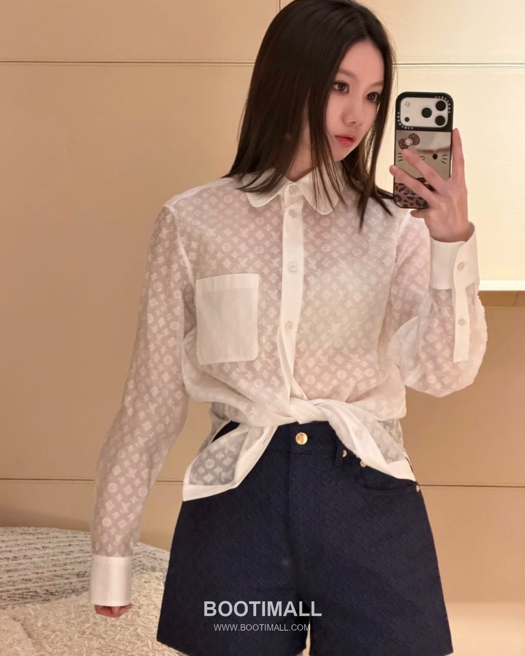 Louis Vuitton SS26 Monogram Jacquard Cotton Shorts 루이비통 SS26 모노그램 자카드 코튼 블랙 쇼츠 27