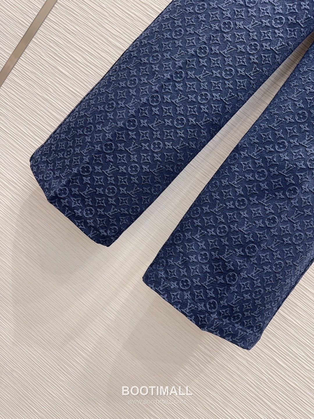 Louis Vuitton SS26 Monogram Jacquard Cotton Pants 루이비통 SS26 모노그램 자카드 코튼 블랙 팬츠 6