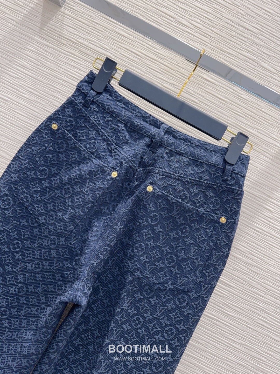 Louis Vuitton SS26 Monogram Jacquard Cotton Pants 루이비통 SS26 모노그램 자카드 코튼 블랙 팬츠 8