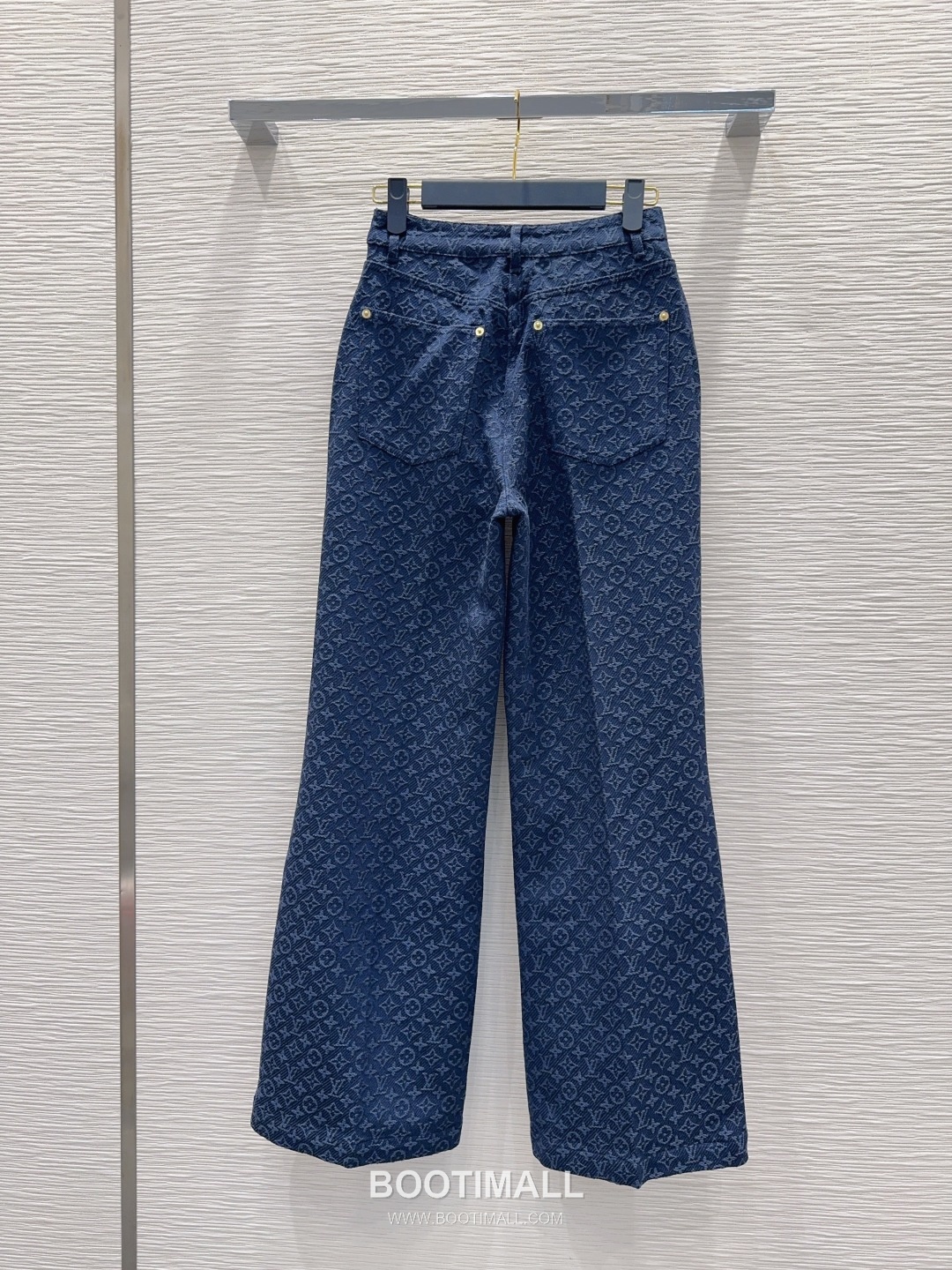 Louis Vuitton SS26 Monogram Jacquard Cotton Pants 루이비통 SS26 모노그램 자카드 코튼 블랙 팬츠 9