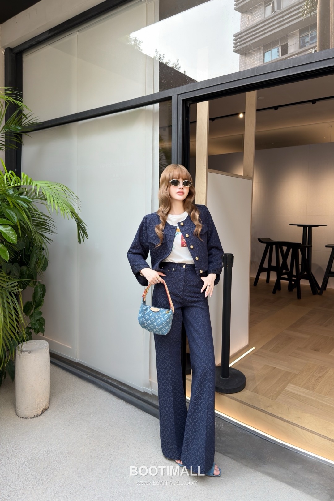 Louis Vuitton SS26 Monogram Jacquard Cotton Zip Jacket 루이비통 SS26 모노그램 자카드 코튼 블랙 재킷 1