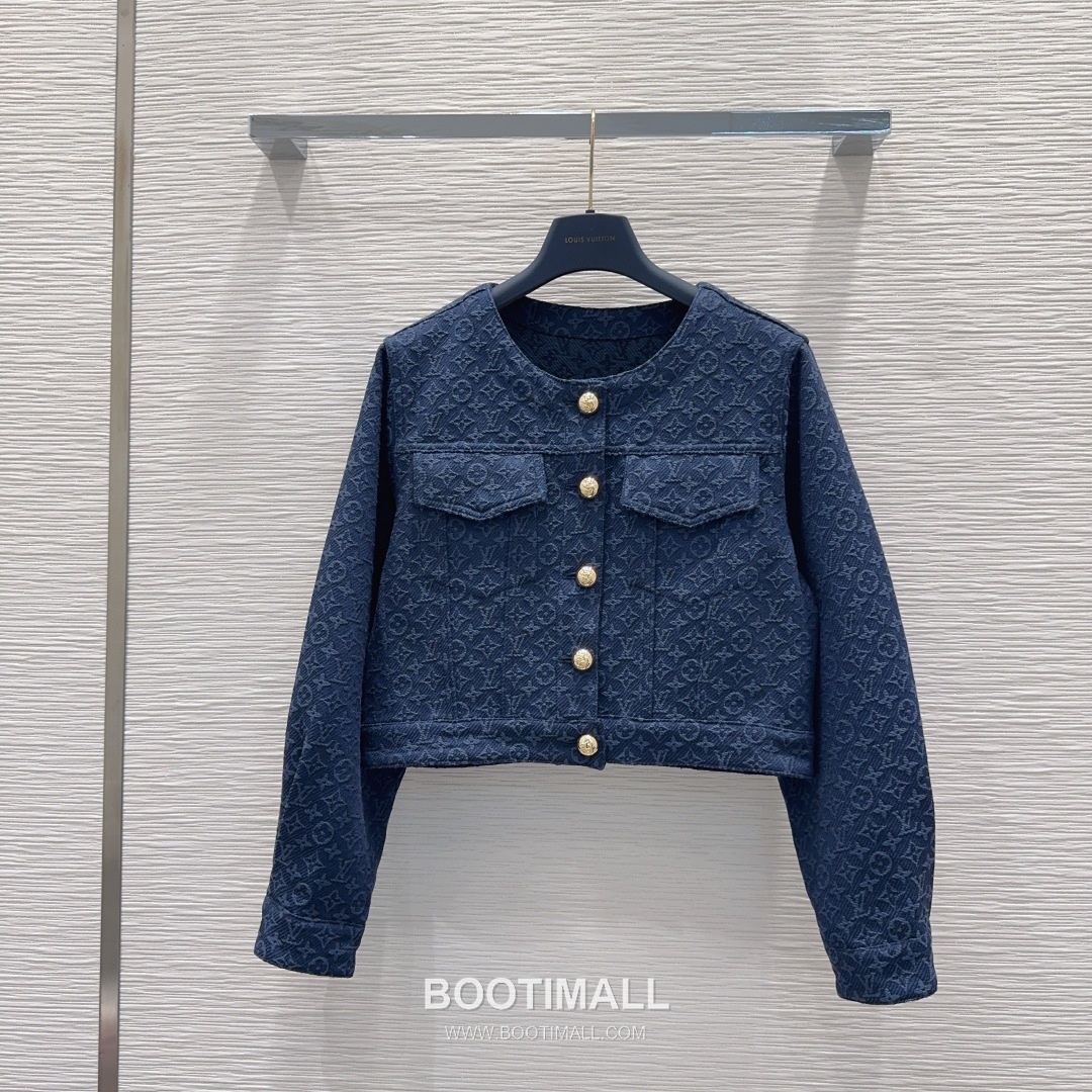 Louis Vuitton SS26 Monogram Jacquard Cotton Zip Jacket 루이비통 SS26 모노그램 자카드 코튼 블랙 재킷 11