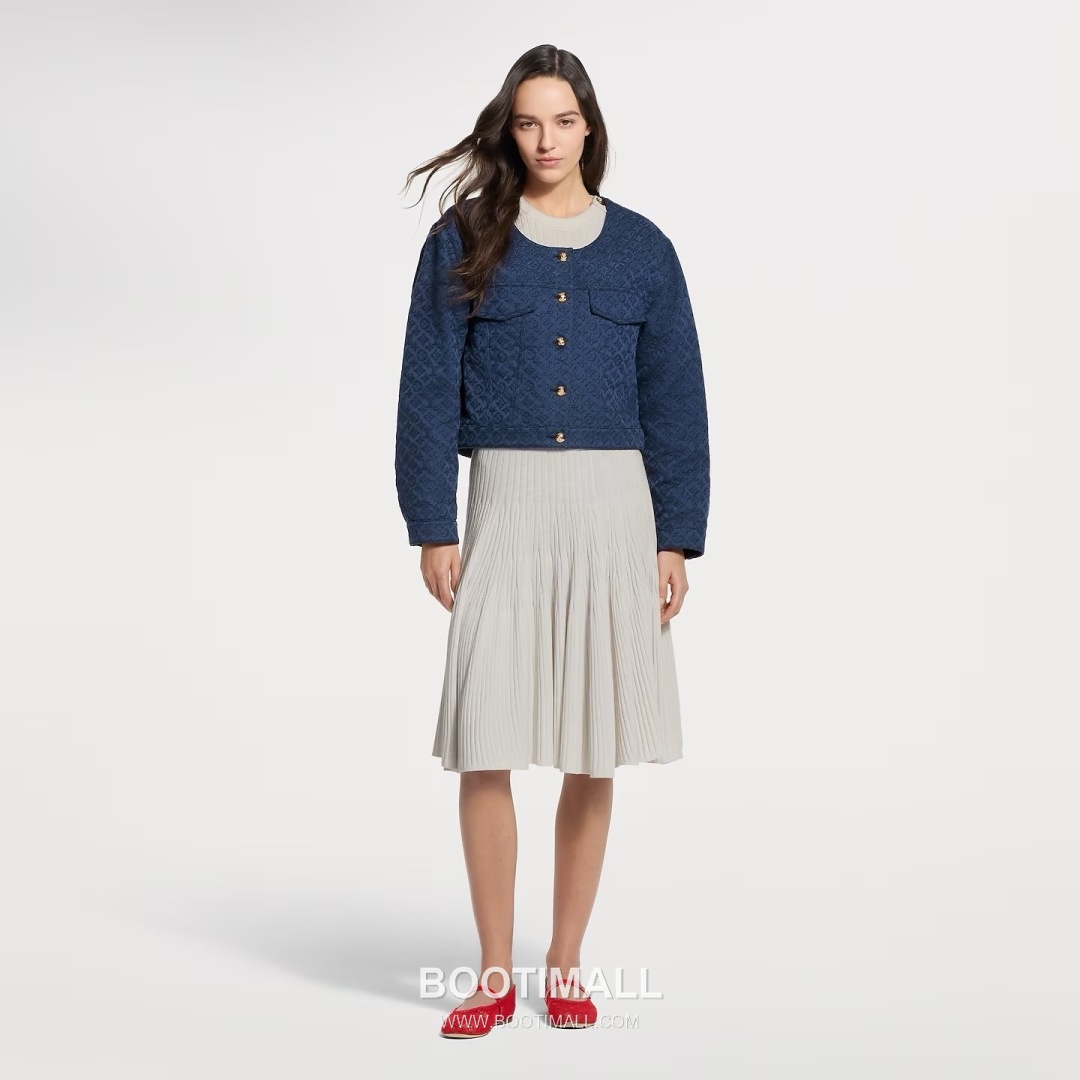 Louis Vuitton SS26 Monogram Jacquard Cotton Zip Jacket 루이비통 SS26 모노그램 자카드 코튼 블랙 재킷 25