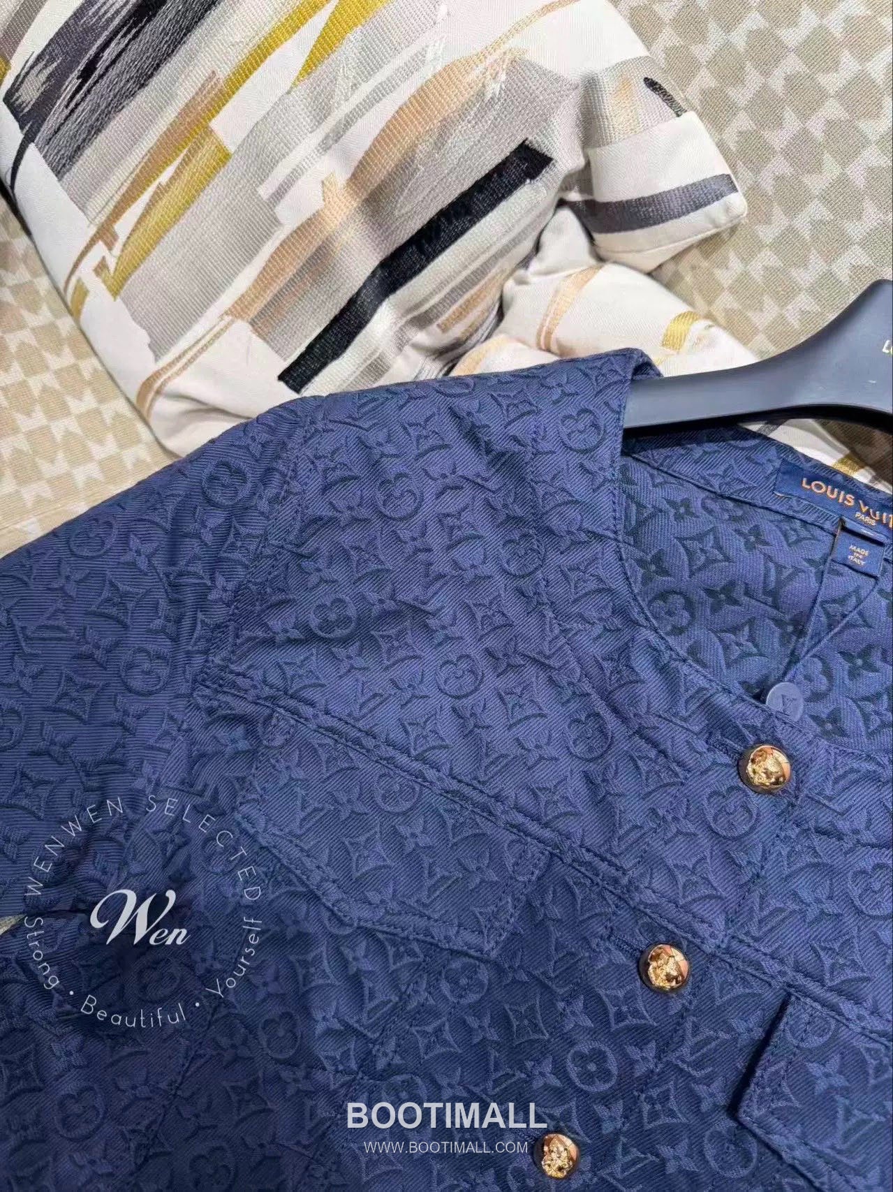 Louis Vuitton SS26 Monogram Jacquard Cotton Zip Jacket 루이비통 SS26 모노그램 자카드 코튼 블랙 재킷 28