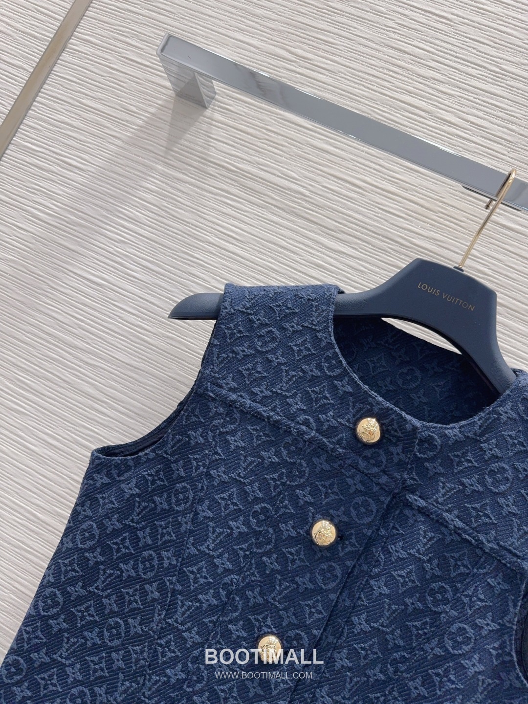 Louis Vuitton SS26 Monogram Jacquard Cotton One Piece 루이비통 SS26 모노그램 자카드 코튼 블랙 원피스 12