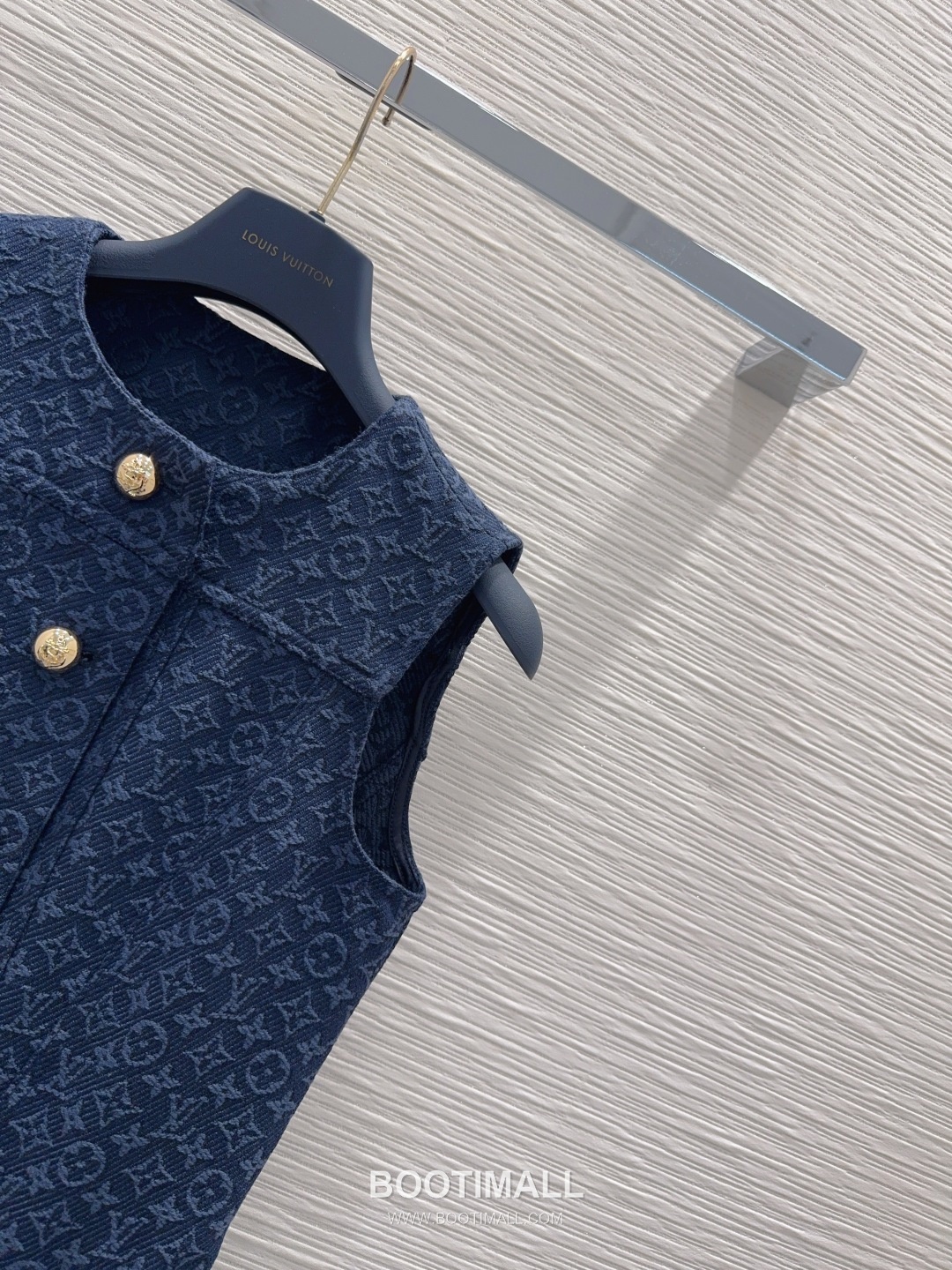 Louis Vuitton SS26 Monogram Jacquard Cotton One Piece 루이비통 SS26 모노그램 자카드 코튼 블랙 원피스 13