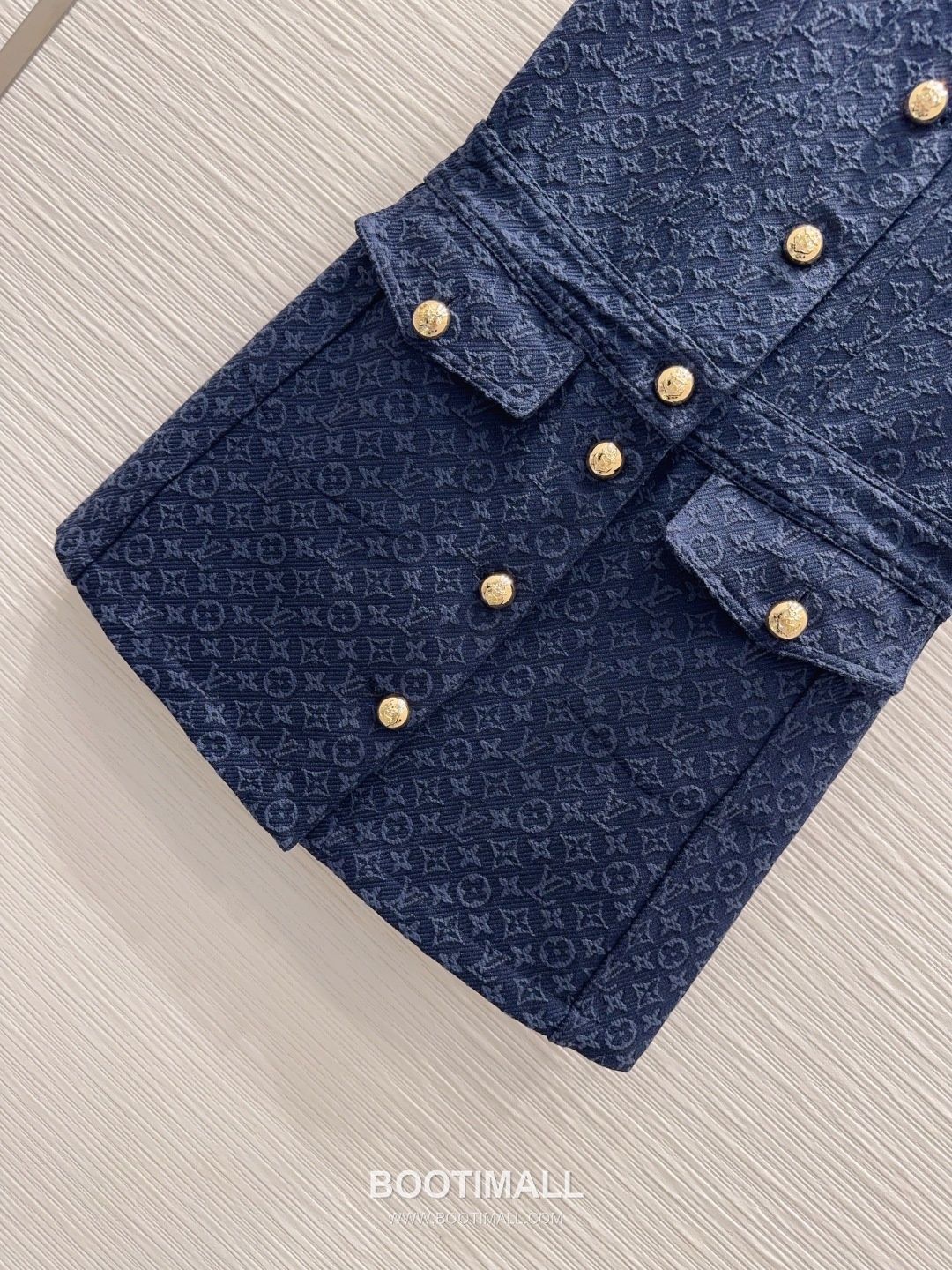 Louis Vuitton SS26 Monogram Jacquard Cotton One Piece 루이비통 SS26 모노그램 자카드 코튼 블랙 원피스 14