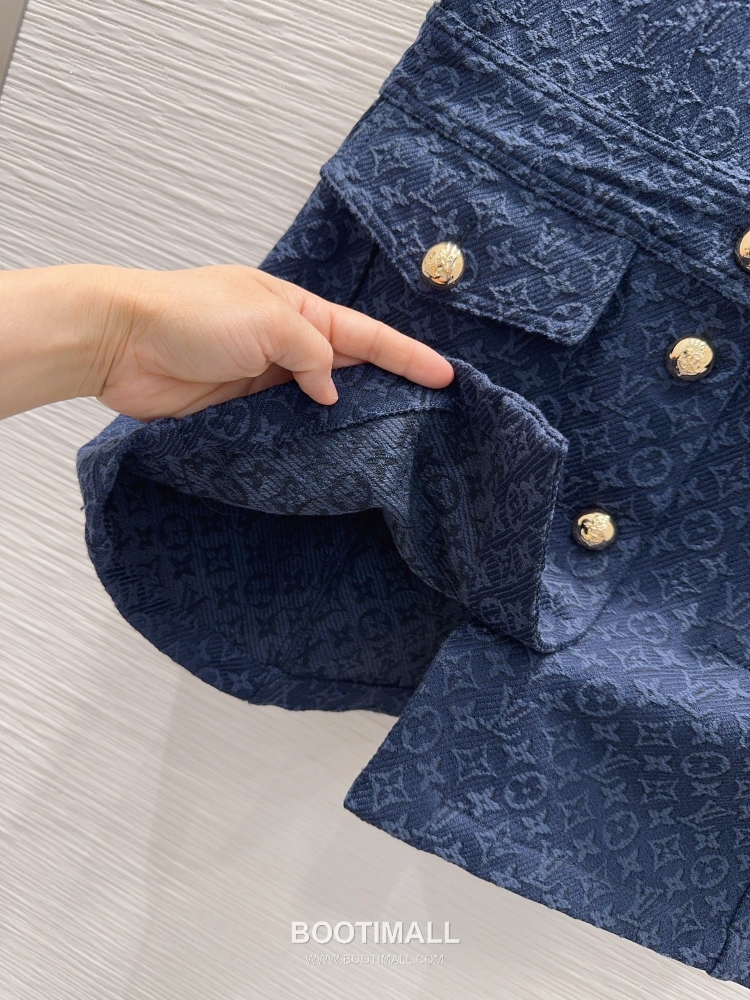 Louis Vuitton SS26 Monogram Jacquard Cotton One Piece 루이비통 SS26 모노그램 자카드 코튼 블랙 원피스 17