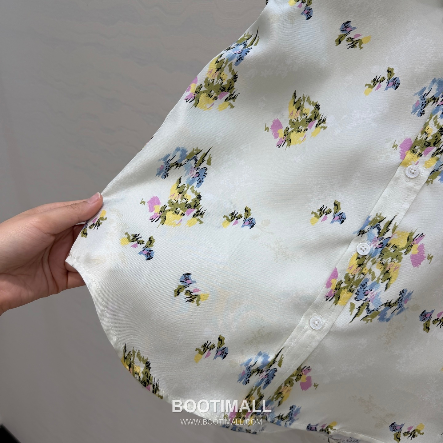 Dior SS26 Silk Twill Floral Print Bow Tie Blouse 디올 SS26 실크 트윌 플라워 프린트 리본 블라우스 화이트 7