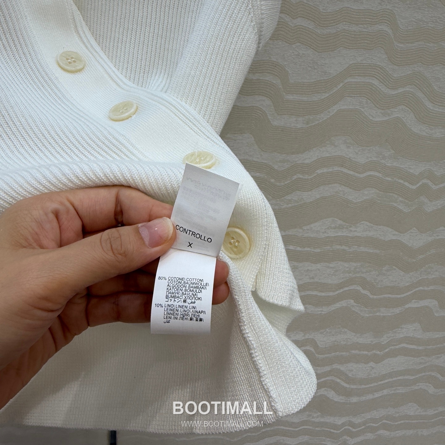 Balenciaga SS26 Linen Cotton Sequin V-Neck Vest 발렌시아가 SS26 린넨 코튼 시퀸 V넥 베이지 베스트 8